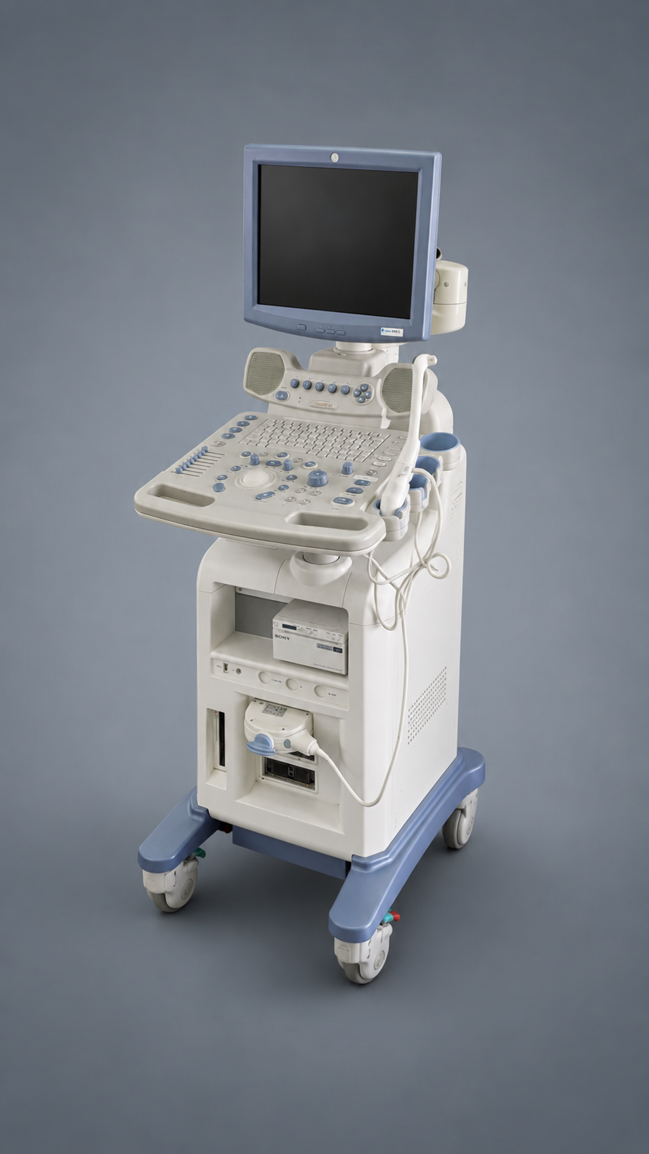 GE LOGIQ P5 Ultrasound system 2008 W/Probe E8CS & Printer